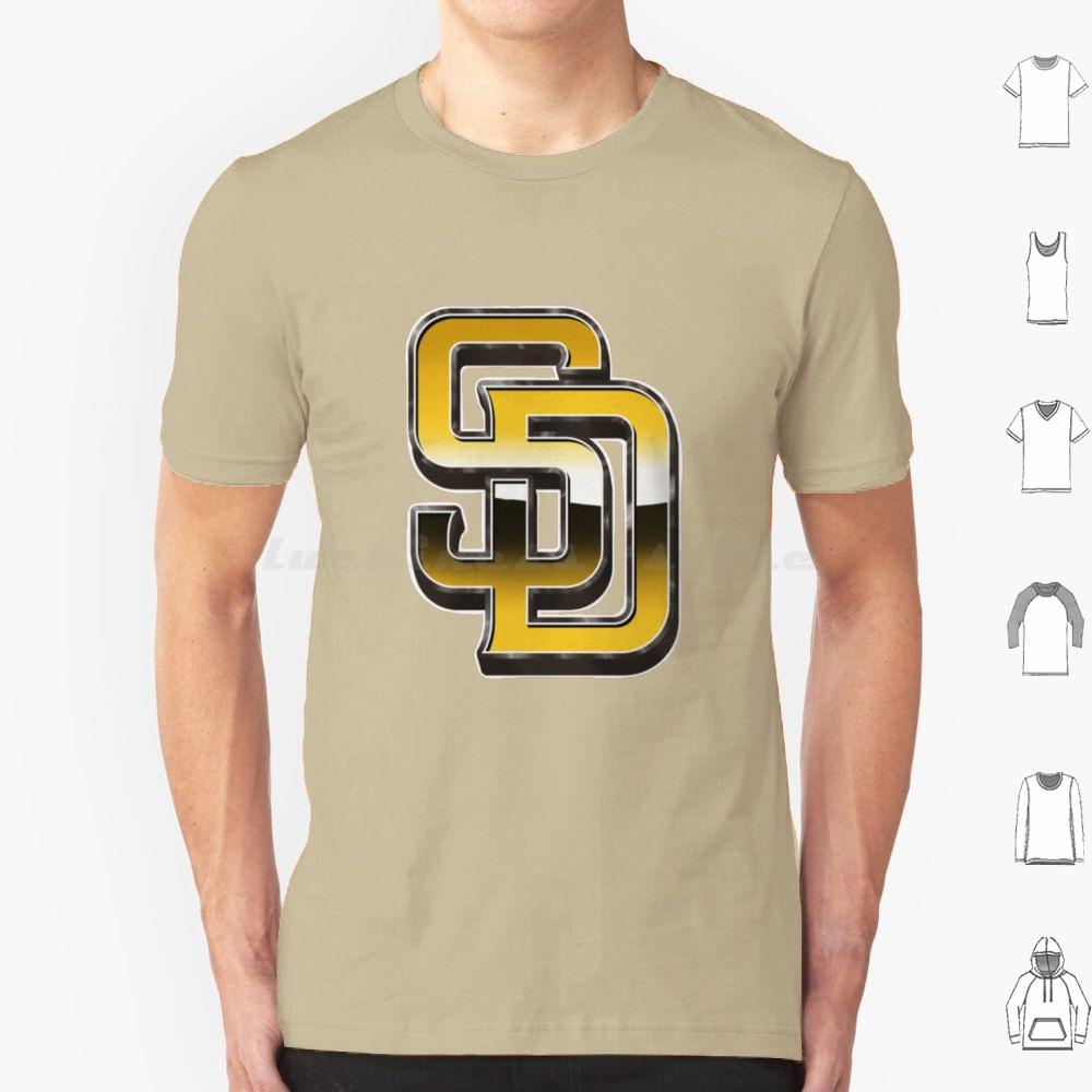 Спортивная футболка San Diego Baseball 6XL Хлопок Крутая футболка Спорт Спортивная Бе बेसबбол Потрите грязью на ней Игрок в бейсбол Фанаты бейсбола Смешная
