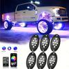 4/6/8/10 модулей, RGB LED подсветка днища для грузовиков, Управление через приложение/пульт и музыкальный режим, Для пикапов, внедорожников, RZR, SUV, квадроциклов, UTV, автомобилей