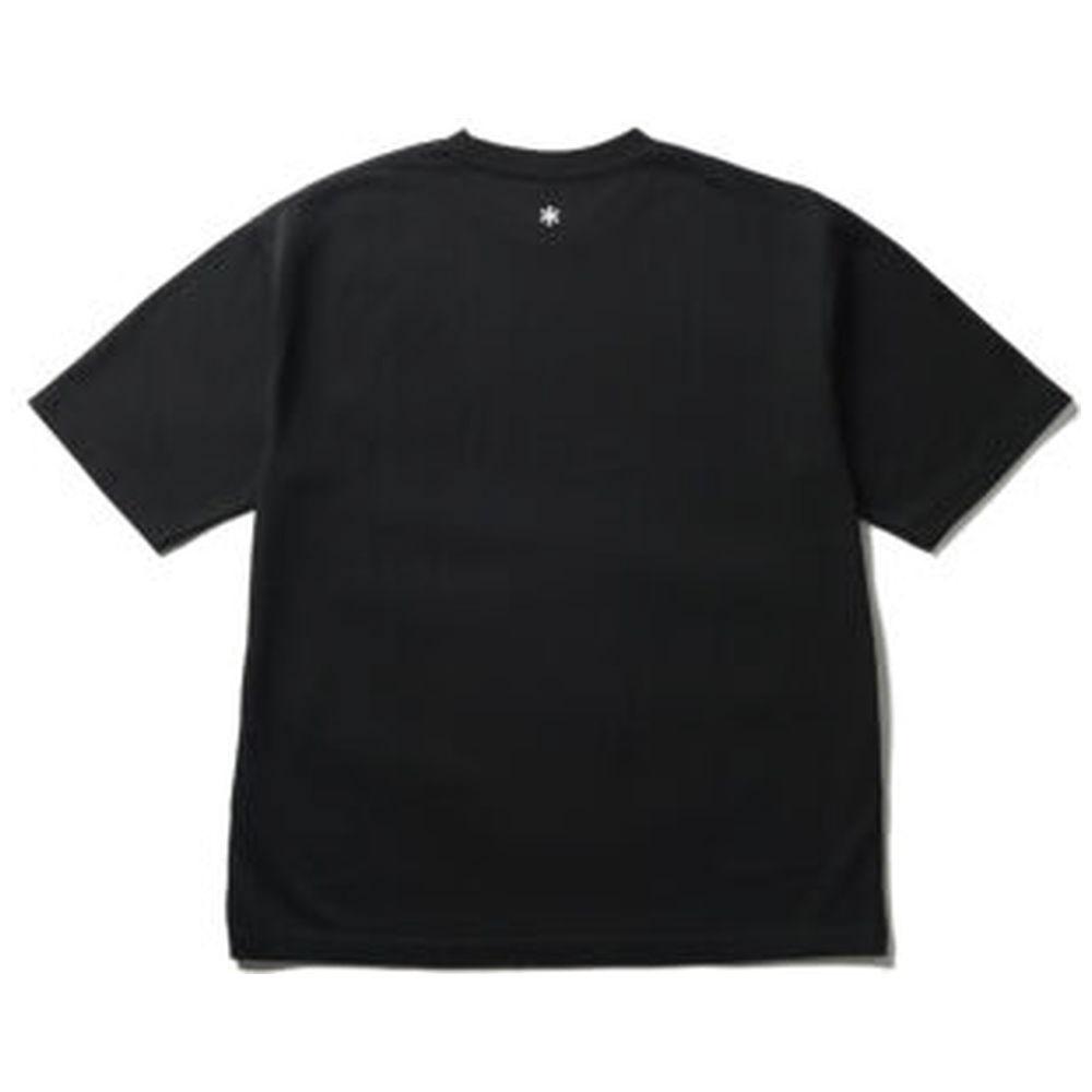 Snow Peak Футболка New sTandard Квадратный логотип Футболка Черная [Размер l]