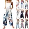 Womens Casual Overalls Jumpsuits Adjustable Straps Sleeveless Summer Cute Comfy Rompers With Pocket