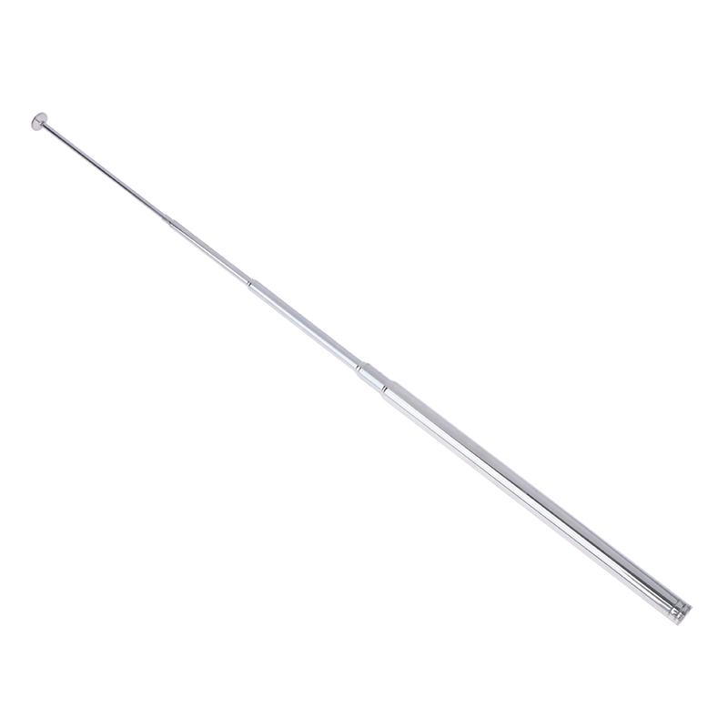 1Pc 140 Cm 10 Section Telescopic Antenna Fm Am Aadio