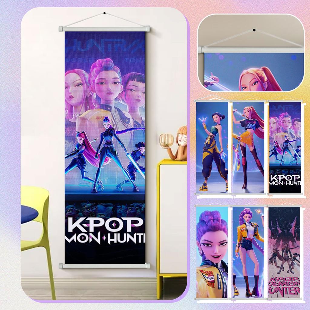 Group Hanging Painting Film And Television Animation Peripheral Poster Scroll Painting Indoor Bedroom Decoration Painting