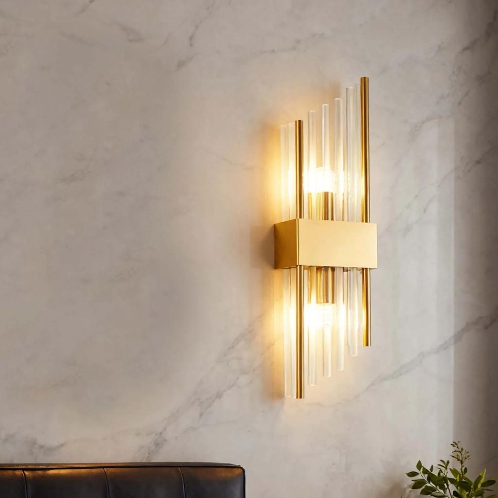 Luxury Wall Lamp LED Gold Wall Light Indoor Lighting Wall Sconce Home Decoration for Designer Living Room Bedroom Bedside Stairs