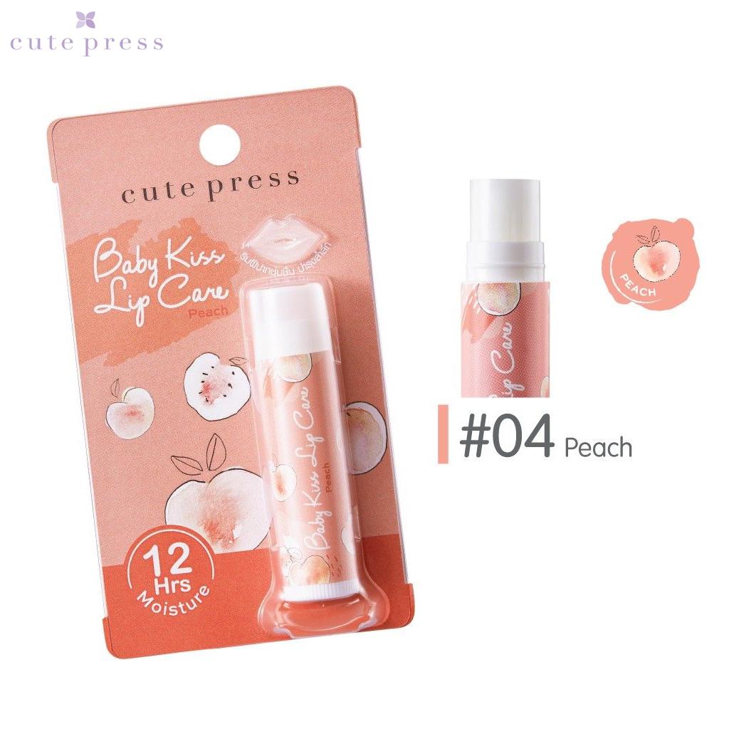 Cute Press Baby Kiss Lip Care Клубника/Вишня/Апельсин/Персик/Кокос 4 г - Thai Skiin Care