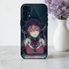 Чехол для телефона H-Houshou M-Marine H-Hololive-E для Samsung Galaxy A73,A72,A71,A70,A53,A52,A51,Другие Мягкая черная крышка