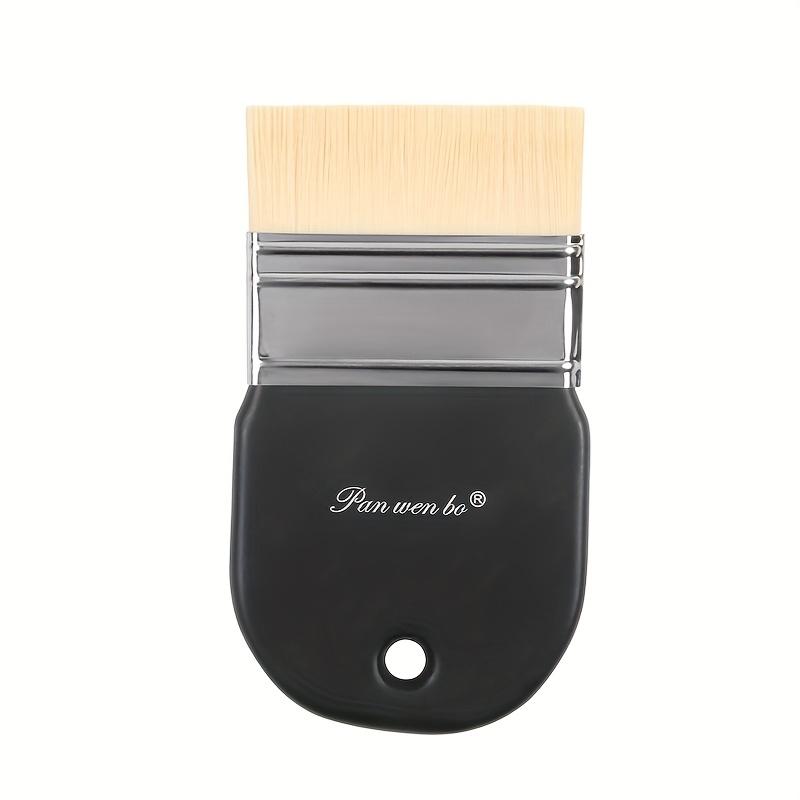 1 шт. нейлоновая щетина, жесткая щетина, ручка для рисования, гуашь, акварель, большая площадь, масляная краска, акриловая настенная щетка, щетка для чистки барбекю