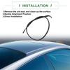 Motoforti Roof Ceiling Strip Weatherstrip Roof Trim Sunroof Seal for Toyota Yaris Hatchback 2006-2011