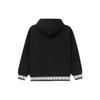 Li Ning X Jason Wu Collaboration Sports Fashion Series Вышитый логотип Свободный пуловер с капюшоном Унисекс толстовки Черный AWDRH10-1