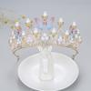 Большая корона повязка на голову для детей, девочек, принцесс, маленькая девочка, подарок на день рождения, корона повязка на голову, аксессуары для волос, тиара с кристаллами