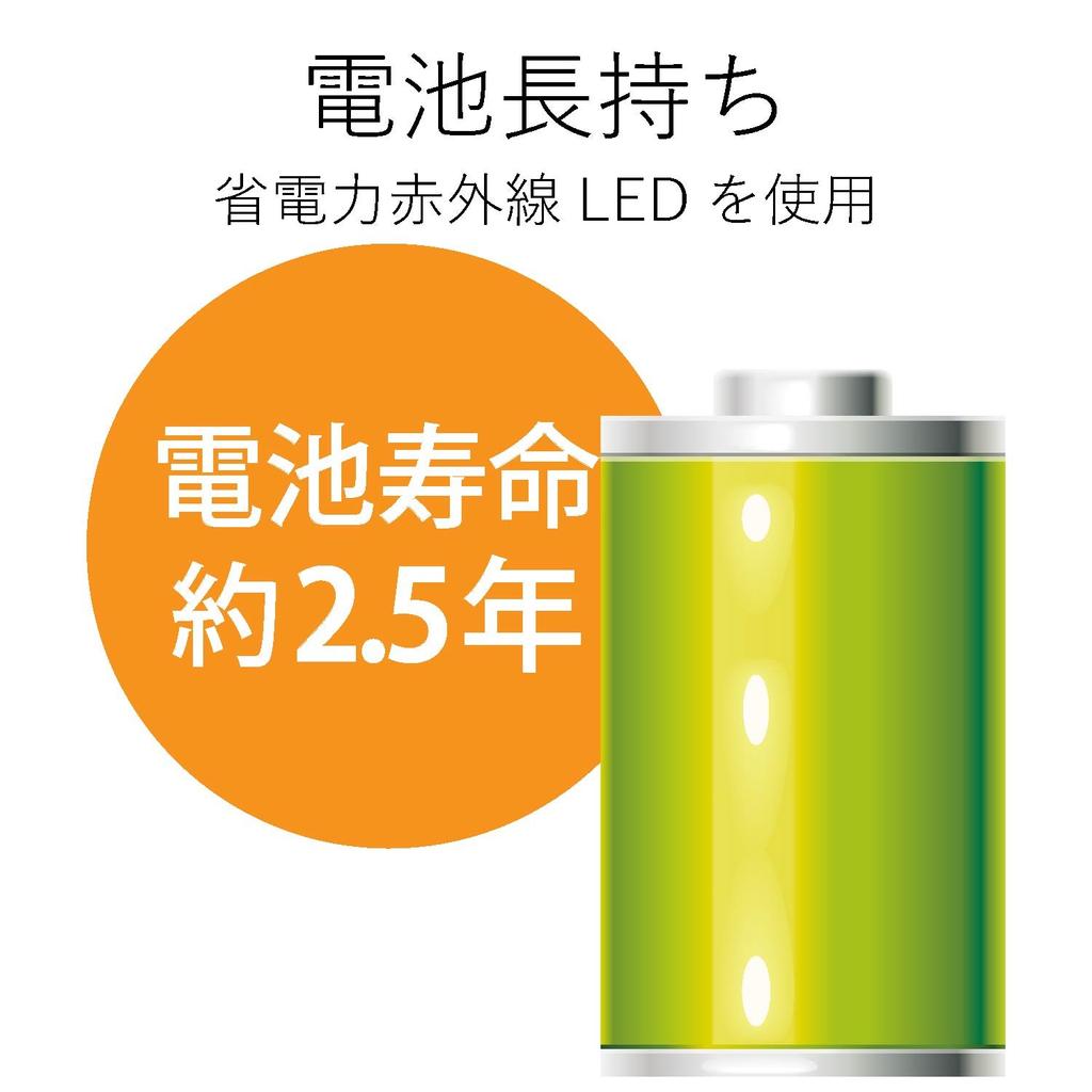 Elecom (Резюме) Беспроводная ИК-мышь (3 кнопки) M-IR07DRSPN x 3 Комплект