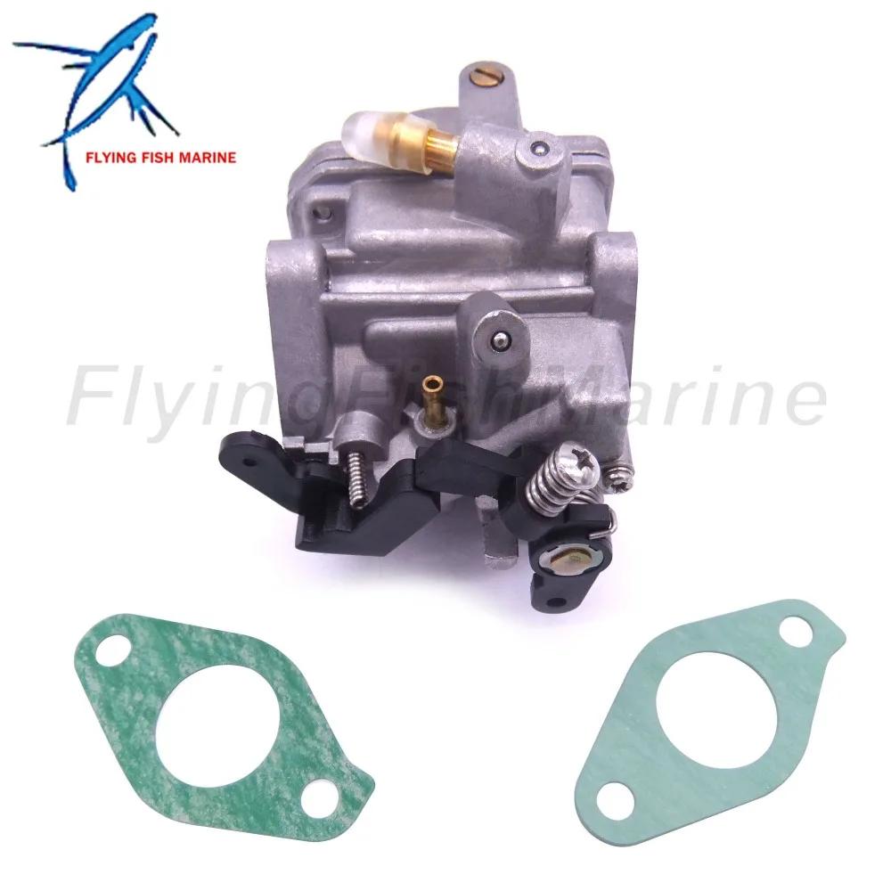 Outboard Engine 16100-ZVD-A01 Carburetor Assy and 16221-ZVD-000 Carburetor Gasket for BF6AH 6HP 4-stroke Boat Motor