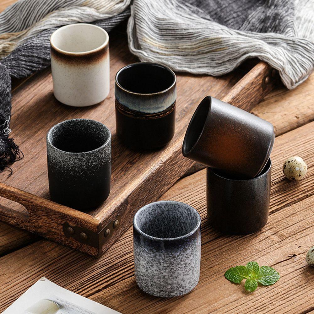 No Handles Chinese Handmade Pottery Stoneware Cuisine Mug Tea Cup Drinkware Water Cup