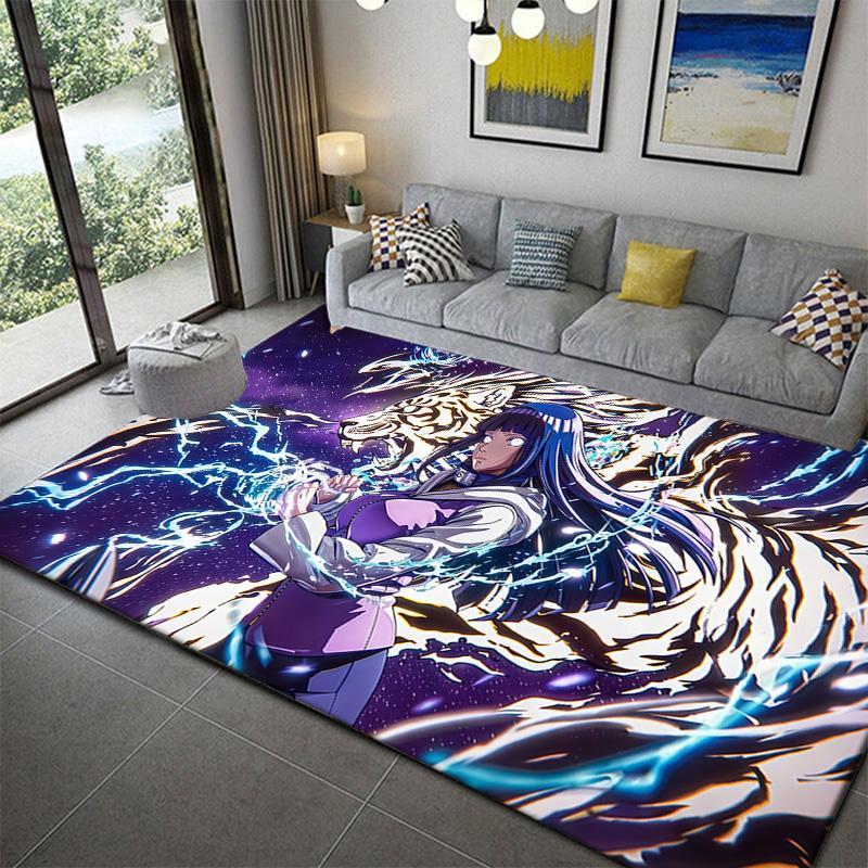 Naruto Fantasy Ninja World Area Rug Non-Slip Durable Carpet for Gaming Room