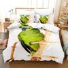 3D Printed White Parrot Bird Comfortable Duvet Quilt Cover Pillowcase Bedding Set Children Bedroom Decoration Home Textile