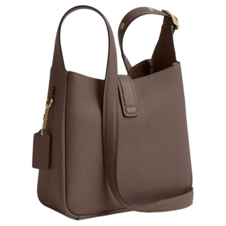 COACH Hadley Leather Shoulder Bag, Crossbody Bag Small Women's Umber CAL60-IMV2R