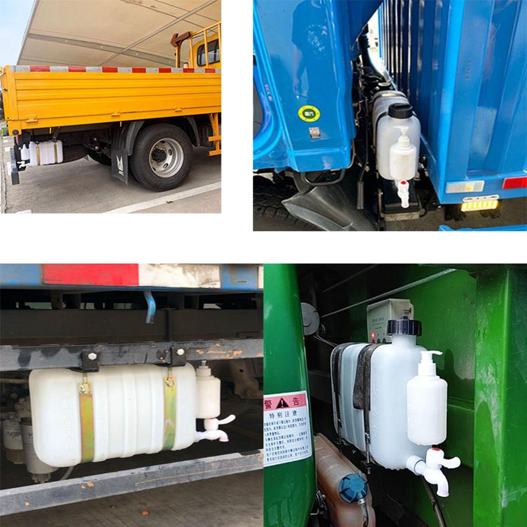 14 Liter Suspended Water Tank for Commercial Vehicles, Portable, Made of Thickened PP Material,