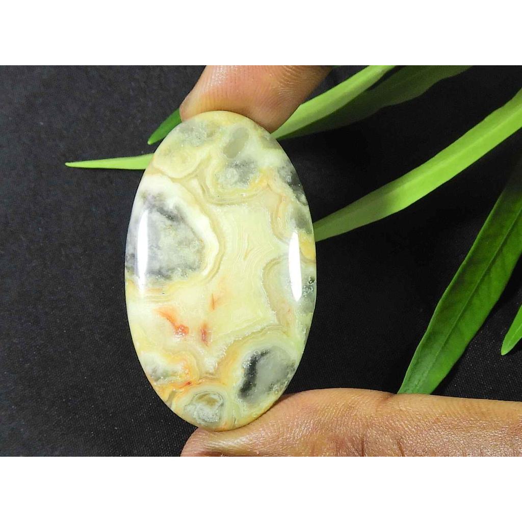 27X45X05ММ Австралийский Агат Сумасшедший Кружевной Лечебный Овальный Кабошон Самоцвет 54 Карата. СК-3886