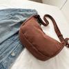 New Trendy Shoulder Bag for Women Ins Japanese Corduroy for Students To Commute In Class Versatile Large-capacity Messenger Tote Bag