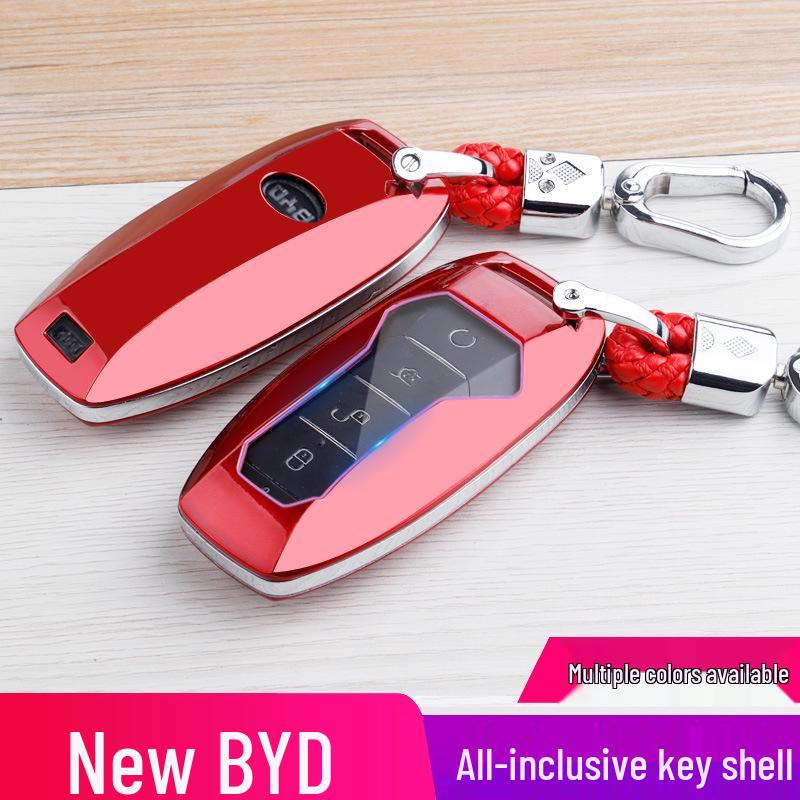 Чехол для ключа BYD для Seal, Han EV, Song, Yuan Plus, Song Pro, Qin, Tang DMi, Dolphin, Seagull, e2 - Унисекс
