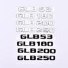 Совместимые значки заднего номера для Mercedes-Benz серии GLB: GLB53, GLB180, GLB200, GLB250