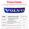 Для VOLVO XC60 S60 XC70 XC90 S40 S80 V60 Эмблема решетки радиатора спереди Значок на заднюю дверь Наклейка на руль Аксессуары