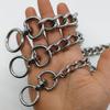 Stainless Steel Anti-Bite Dog Collar: Explosion-Proof, 360° Tangle-Free, Adjustable P Chain for Training