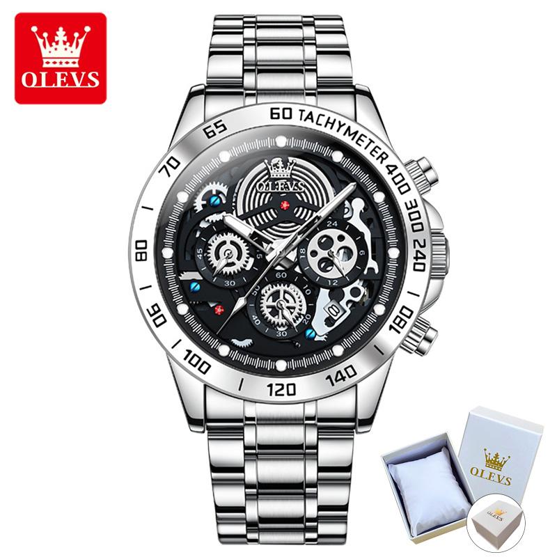 OLEVS Brand Watch Fashion Tide Night Light Multi-function Waterproof Quartz Men's Watch Men's Watch