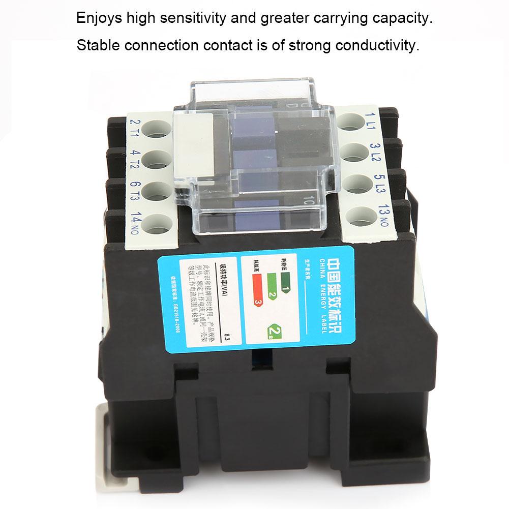 CJX2 1210 Rail Mount Contactor Industrial Electric Contactor(24V AC)