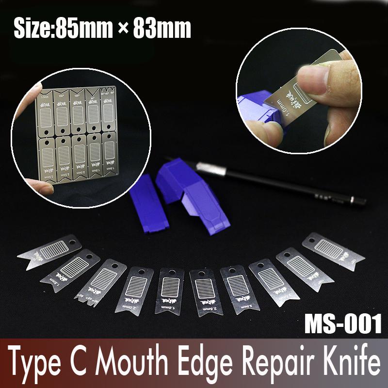 Repair Scraper Notching Knife Saw Blade Drilling Knife For Gundam Military Model Making Etching Sheet Cutting DIY Tools