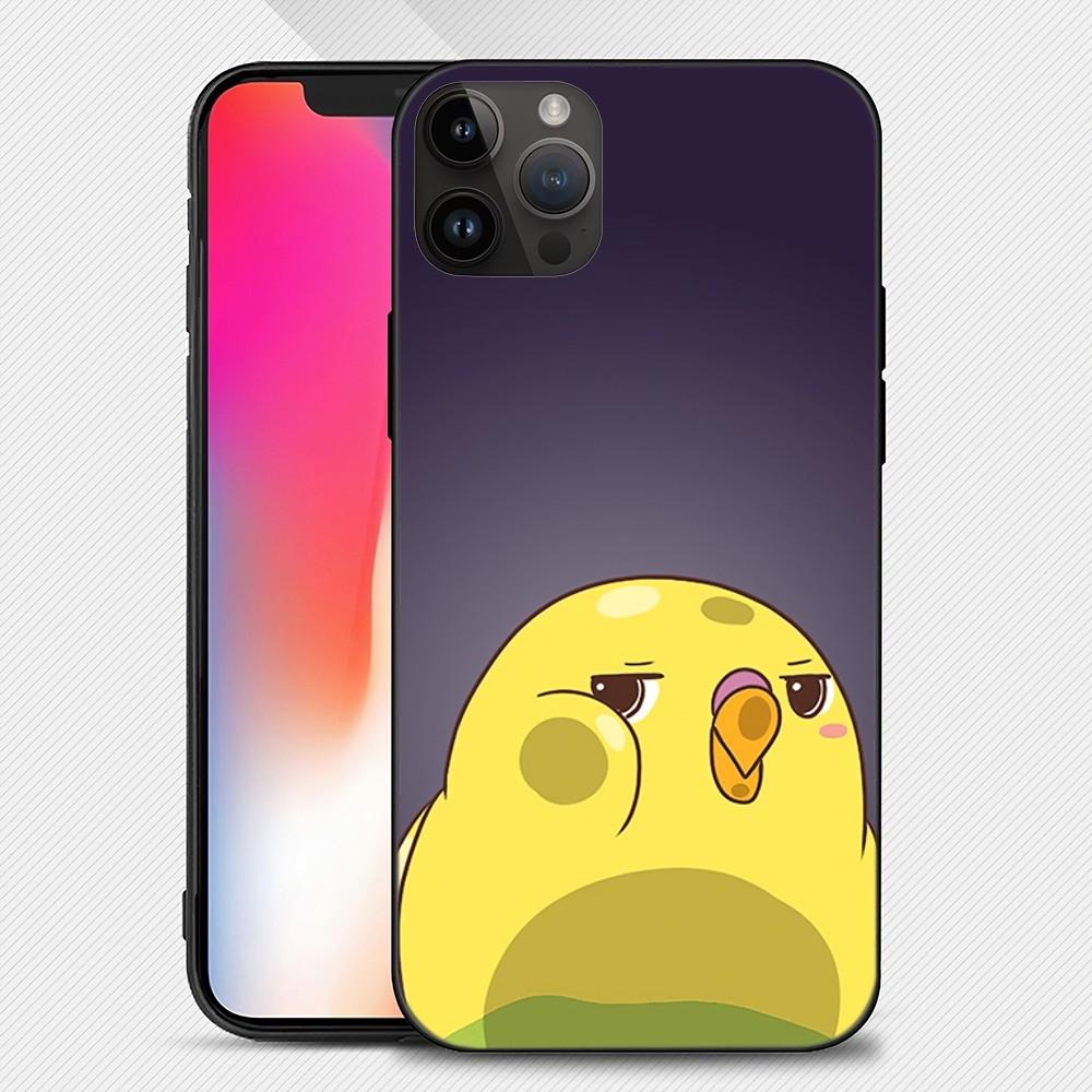 Чехол для телефона Chubby Cockatiels Parrotlets Hello Parrot Bird для iPhone15 14 13 12 11 Pro Max Mini X 7 8, мягкий чехол