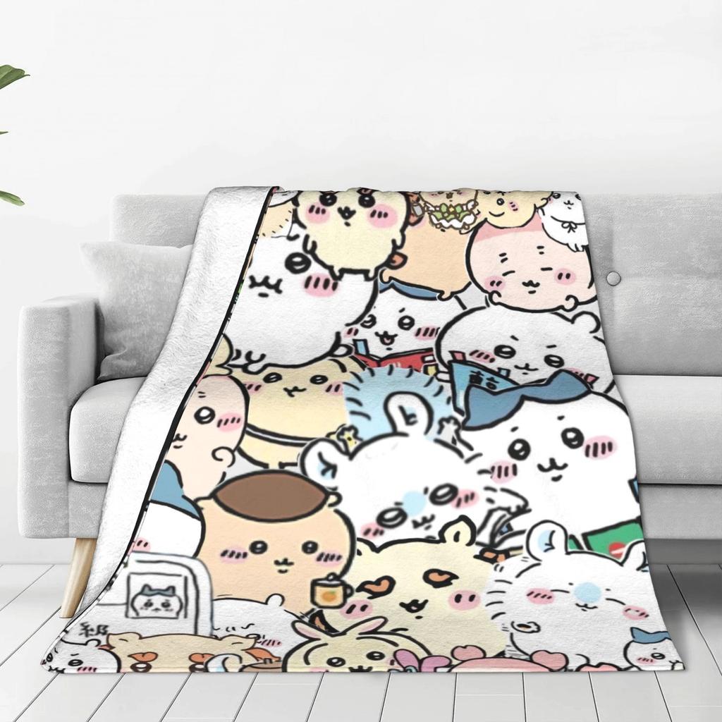 Милая коллекция Чиикавы Теплое мягкое одеяло Для девочек и мальчиков Плюшевое одеяло-плед Новинка Домашний декор Фланелевое покрывало Покрывало для дивана-кровати