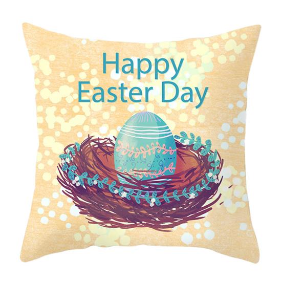 Наволочка с буквами, потайная молния, декоративная Пасхальный кролик, яйца, диван, спальня, автомобильная подушка, чехлы, товары для дома