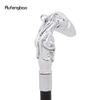 White Octopus Fish Squid Walking Cane Fashion Decorative Walking Stick Gentleman Elegant Cosplay Cane Knob Crosier 93cm