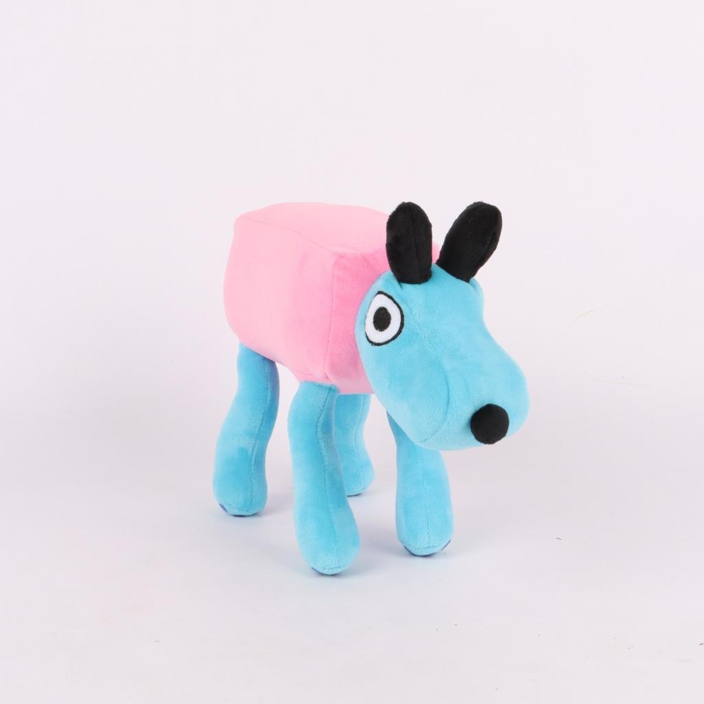 Wobbledog плюшевая качающаяся собака стоячая позиция розовая синяя собака игровая периферийная плюшевая кукла