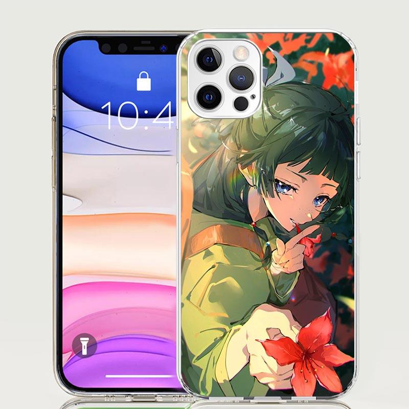 A-Apothecary D-Diaries Maomao Чехол для телефона для iPhone 18 17 Air 16 15 Plus 11 14 Pro Max 13 Mini 12 7 8 + SE Узор Арт Индивидуальный C