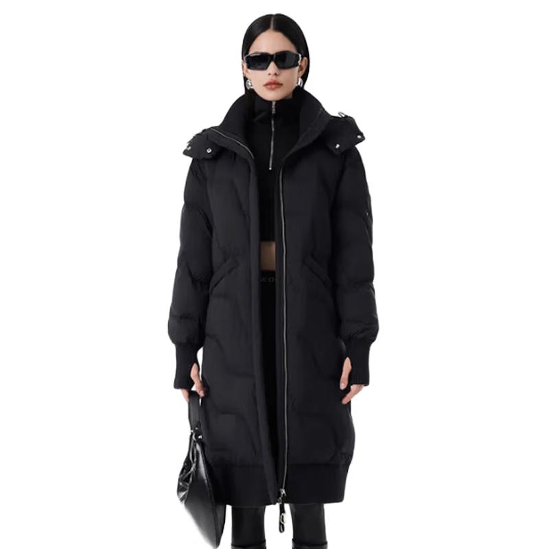 Jinyujie Women's Long Goose Down Parka