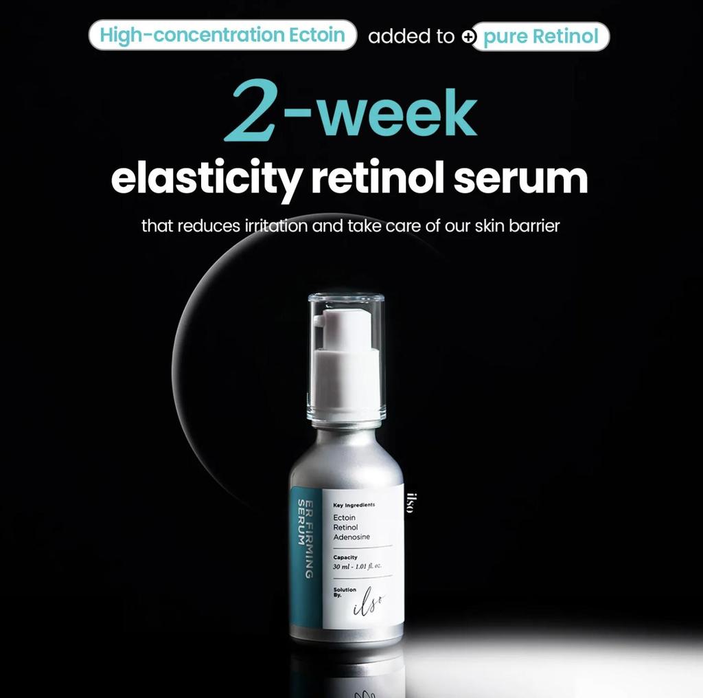 ilso ER Elastoin Retinol Adenosine Serum – Advanced Anti-Aging & Firming Serum (30ml)