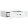 Wall Mounted Side Table White 59 x 34.5 x 17 cm
