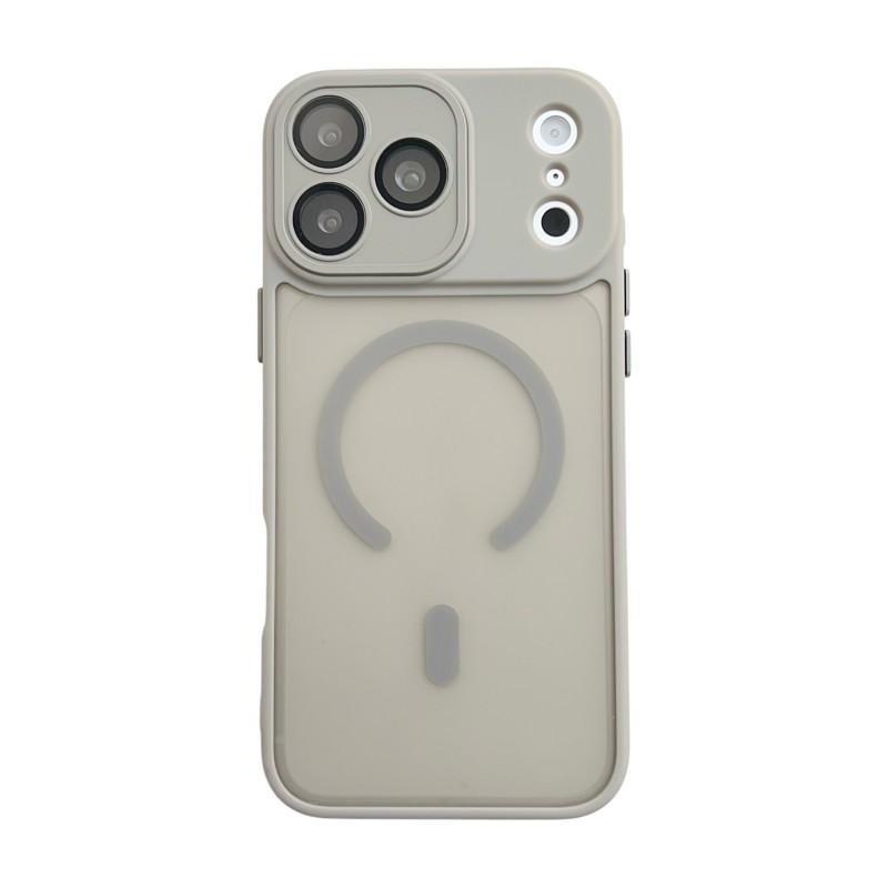 For iPhone 17 Pro Magnetic Back Cover WANLONFENG QB1 Series PC TPU Shockproof Phone Case