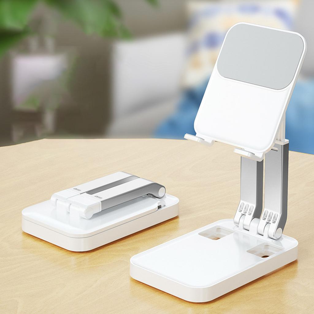 Foldable Adjustable Phone & Tablet Stand (K15) – White