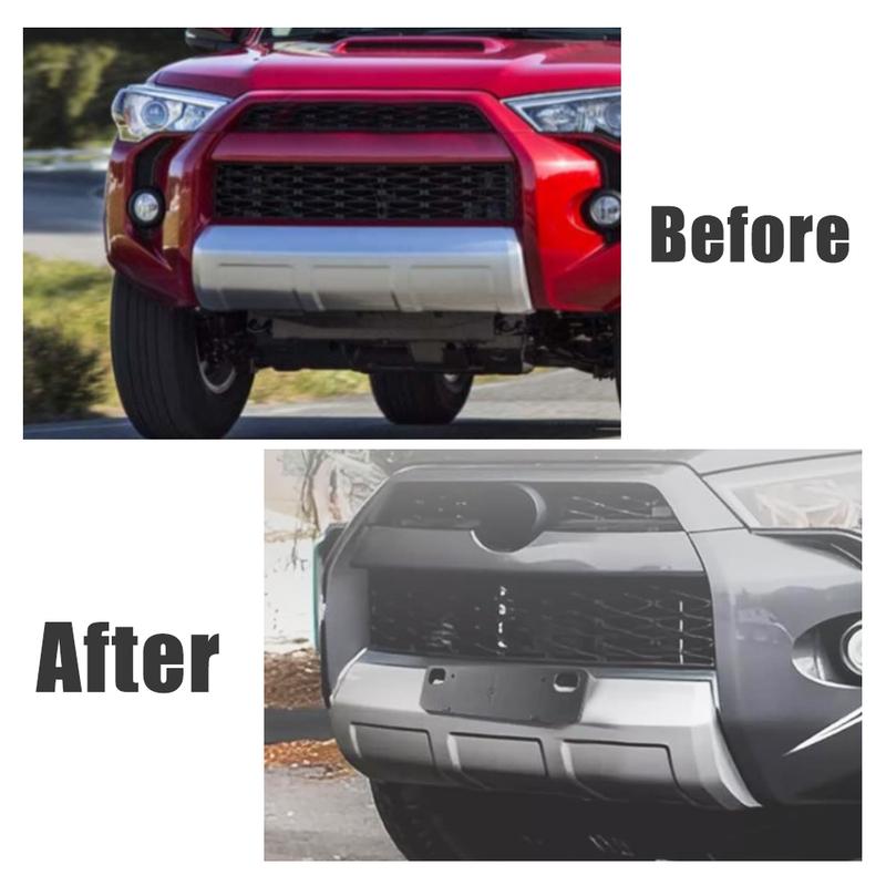 Комплект крепления номерного знака на передний бампер автомобиля Для Toyota 4Runner 2014- Держатель Рамка Крепежный кронштейн ABS 5211435040 TO1068130