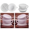 DIY Cup Silicone Mold for Aromatherapy Candle Making Kit Relief Heart Vase Candle Holder Mould DIY Resin Gypsum Home Decor Gifts