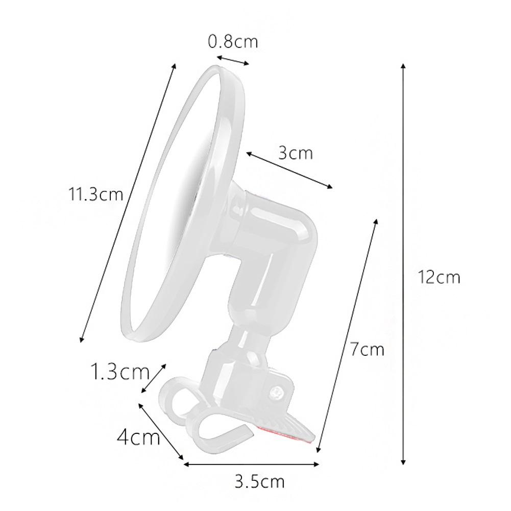 360-градусное HD автомобильное зеркало для слепых зон, вращающееся регулируемое 2-стороннее широкоугольное внешнее автомобильное зеркало заднего вида, парковочное зеркало