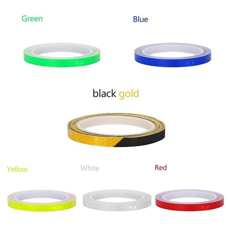 1 Рулон Виниловая Лента для Дисков Мотоцикла Светоотражающие Наклейки на Колеса Декали Предупреждающие Наклейки на Авто Мотоцикл Стайлинг Инструмент Аксессуары
