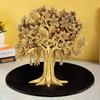 Kalpavriksha Tree Pure Brass Bird Brass Tree of Life Home Decor Gift for Good Luck Vastu and Fengshui Showpiece