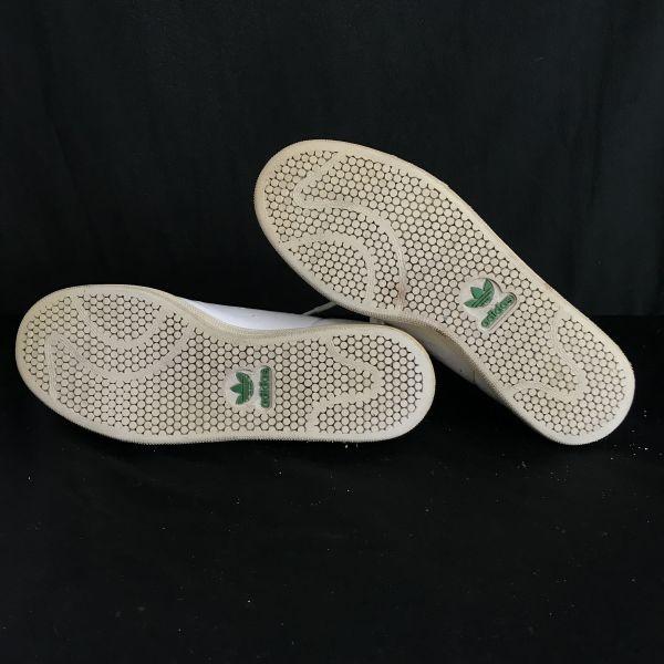 Adidas Stan Smith 2009 Зеленые Кожаные Кроссовки Без Лица 26.5 UK8 Белые(ИСПОЛЬЗОВАЛ)