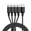MultiCharging Cable USB C Splitter 4 In 1 MultiCharge Cable Type C Multiple USB CordBraided USB To USB C
