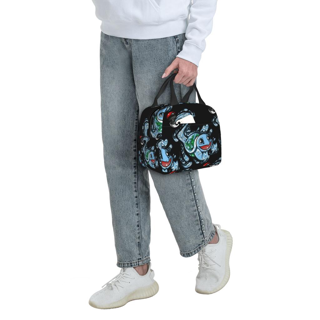Custom S-Squirtles Lunch Bag Women Thermal Cooler Insulated Lunch Boxes for Adult Office