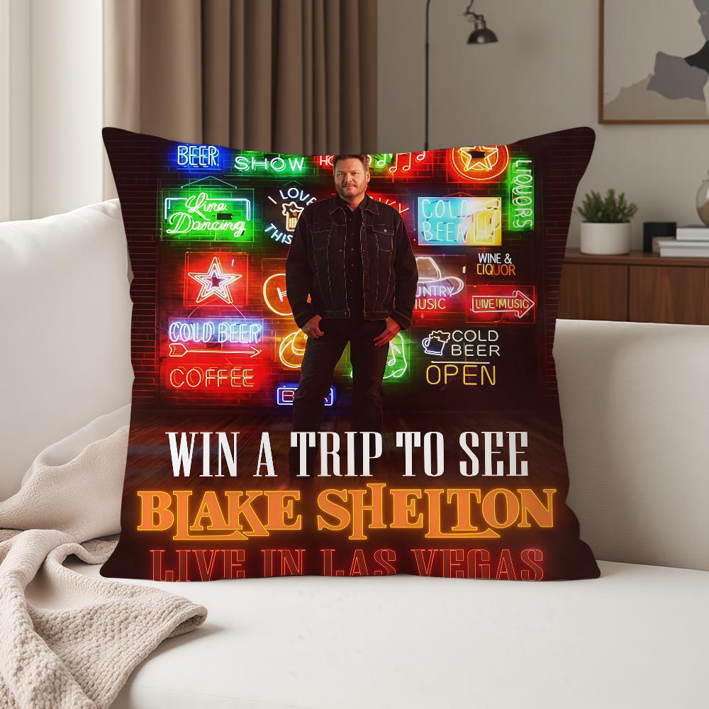 Singer Blake SShelton For Recreational Use Only Pillow Case Suitable For Bedrooms Living Rooms Cars Home Decoration
