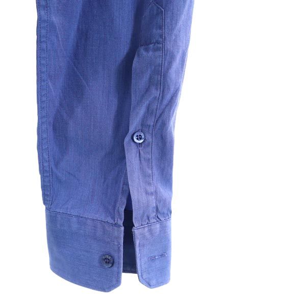 Gucci Сделано в Италии Рубашка с длинным рукавом 38 Синеватый Мужская Б/у